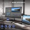 ViewSonic Touch Monitor TD2455 60.45 cm (23.8") FHD (1080) IPS - Projected Capacitive Touch, Advanced Ergonomics, Passive Stylus, Daisey Chain, USB 3.1 (Type A, Type B, Type C), HDMI, DP in & Out - Image 6