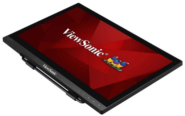 ViewSonic Touch Monitor Td1630-3 16 Inch (39.62 Cm) LCD Fhd 1366 X 768 Pixels 10-Point Projected Capactive Touch, 7H Hardness, Win10 & Linux, Dual Speakers,Bluelight Filter, Hdmi, Vga, Black - Image 4
