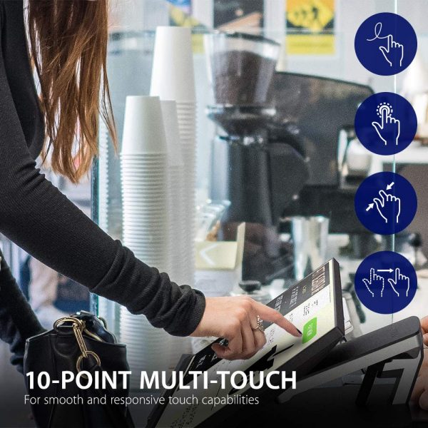 ViewSonic Touch Monitor TD2455 60.45 cm (23.8") FHD (1080) IPS - Projected Capacitive Touch, Advanced Ergonomics, Passive Stylus, Daisey Chain, USB 3.1 (Type A, Type B, Type C), HDMI, DP in & Out - Image 2