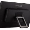 ViewSonic Touch LCD Monitor TD2423 60.45 cm (23.8") FHD 1080, IR 10 - Point Touch, 7H Hardness, 75Hz, Dual Speakers, Finger|Glove|Stylus Compatible, USB 2.0 (Type A x 2; Type B), HDMI, DVI, VGA, Black - Image 4