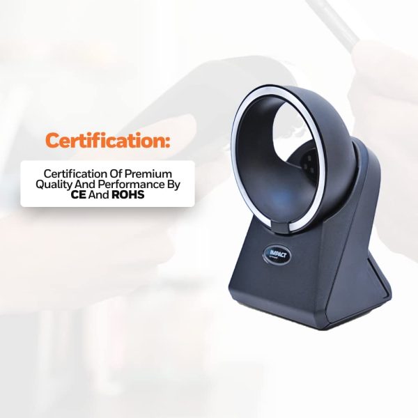 Impact by Honeywell GL650 2D Hands-Free Barcode Scanner - Wired Scanner, High Sensitivity, Ultra-Wide Scan Window, Fast 1GHz Processor for Quick Scanning - Image 7