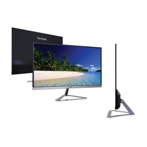 ViewSonic VX2476-SH 24 Inch Full HD 1080p IPS Panel Monitor, 3-Side Borderless, 75Hz 4ms, Tilt, Dual HDMI, VGA, Eye Care, Flicker Free, 2 Years Extended Warranty*