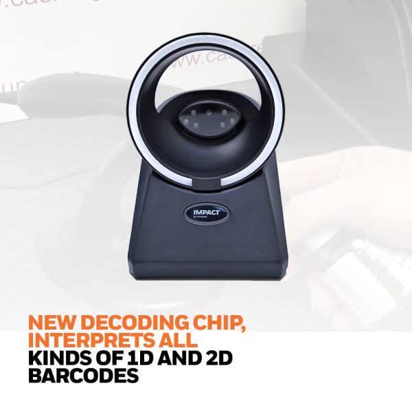 Impact by Honeywell GL650 2D Hands-Free Barcode Scanner - Wired Scanner, High Sensitivity, Ultra-Wide Scan Window, Fast 1GHz Processor for Quick Scanning - Image 3