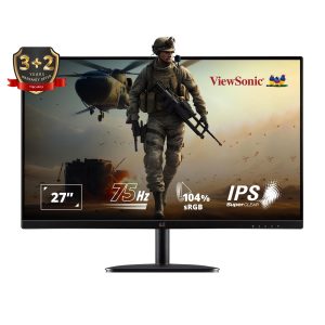 ViewSonic 27 Inch IPS FHD 75Hz AMD Free Sync with 2W*Speakers, HDMI, VGA, Wall Mount, Bezel Less, View Mode, Eye-Care, Flicker Free, Srgb105% & 5 Year Warranty Upon Registration- VA2732-MH