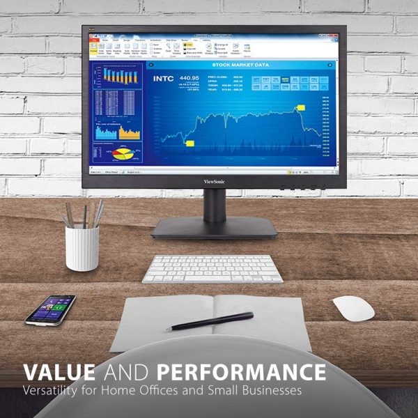 ViewSonic VA1903H-2 19-Inch WXGA 1366x768 Pixels 16:9 Widescreen Monitor with Enhanced View Comfort, Custom ViewModes and HDMI for Home and Office,Black (LED Backlit Display) - Image 3