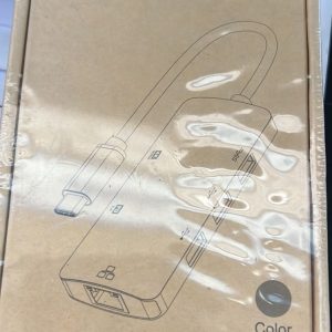 Original Ultima 6 in 1 USB-C TO HDMI (4K@30Hz) ADAPTER RJ45 (100M) +USB-C (PD 3.0)+USB 2.0 x 2+USB 3.0 x 1 91 Series B Color