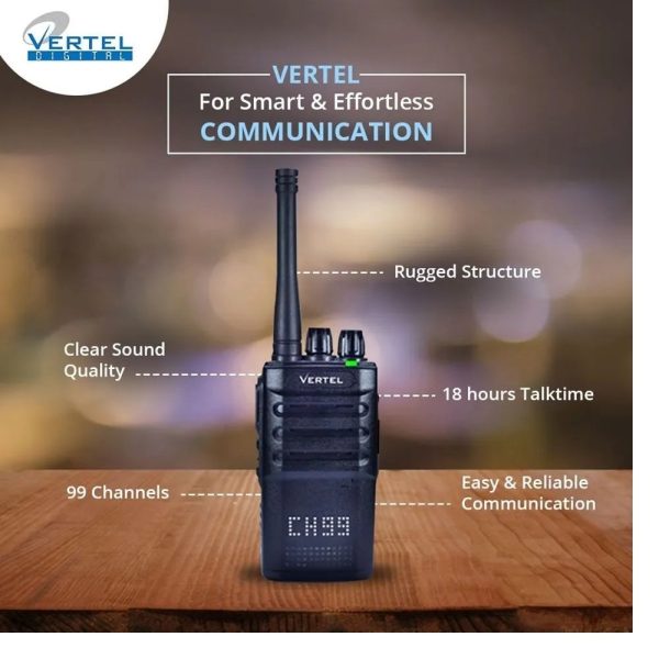 Vertel PMR 446 MHz Device Smart Walkie Talky - Image 4