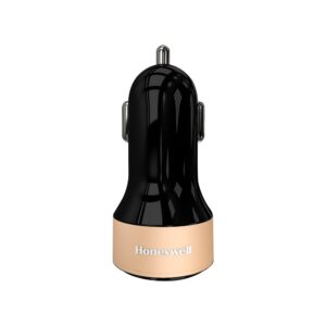 Honeywell Micro CLA 32W PD Smart Car Charger with Dual Output, 2 Port Power Delivery Charger, Type C & USB A Port, Compatible with iPhones, Smartphones, Tablets, Power Banks, Dashcams - Black