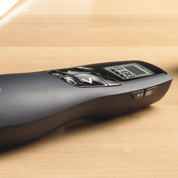 R800 LASER PRESENTATION REMOTE With LCD display for time tracking - Image 4