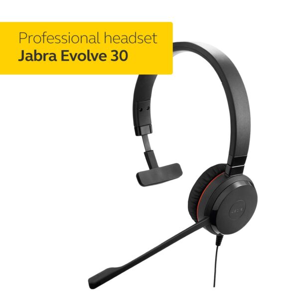 Jabra Evolve 30 II Mono UC - Professional Unified Communicaton Headset - Image 4